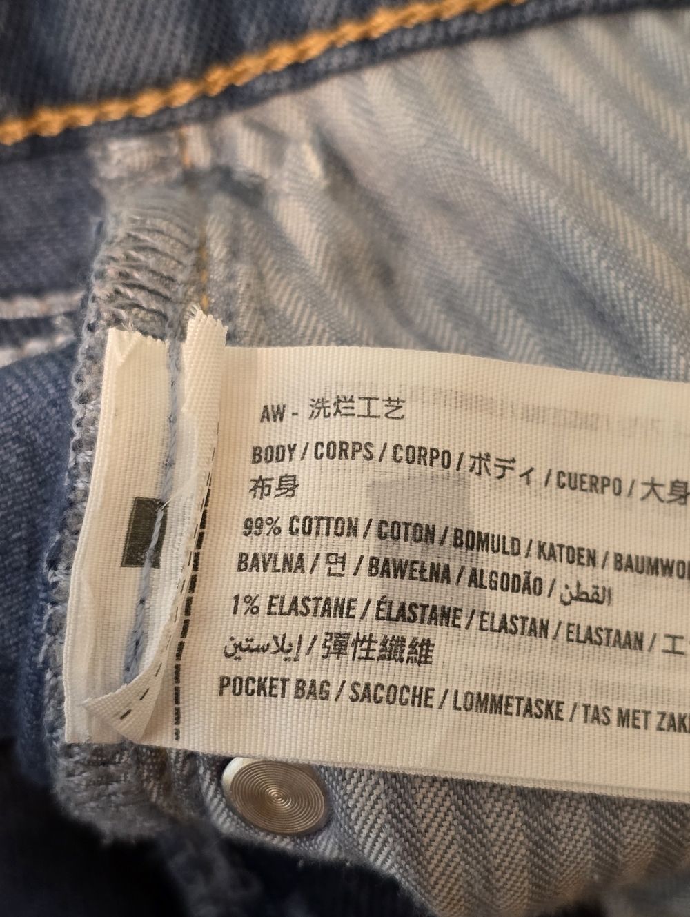 Abercrombie & Fitch Curve Love The '90s Straight Mid Rise Jean 31XL - Picture 5 of 13